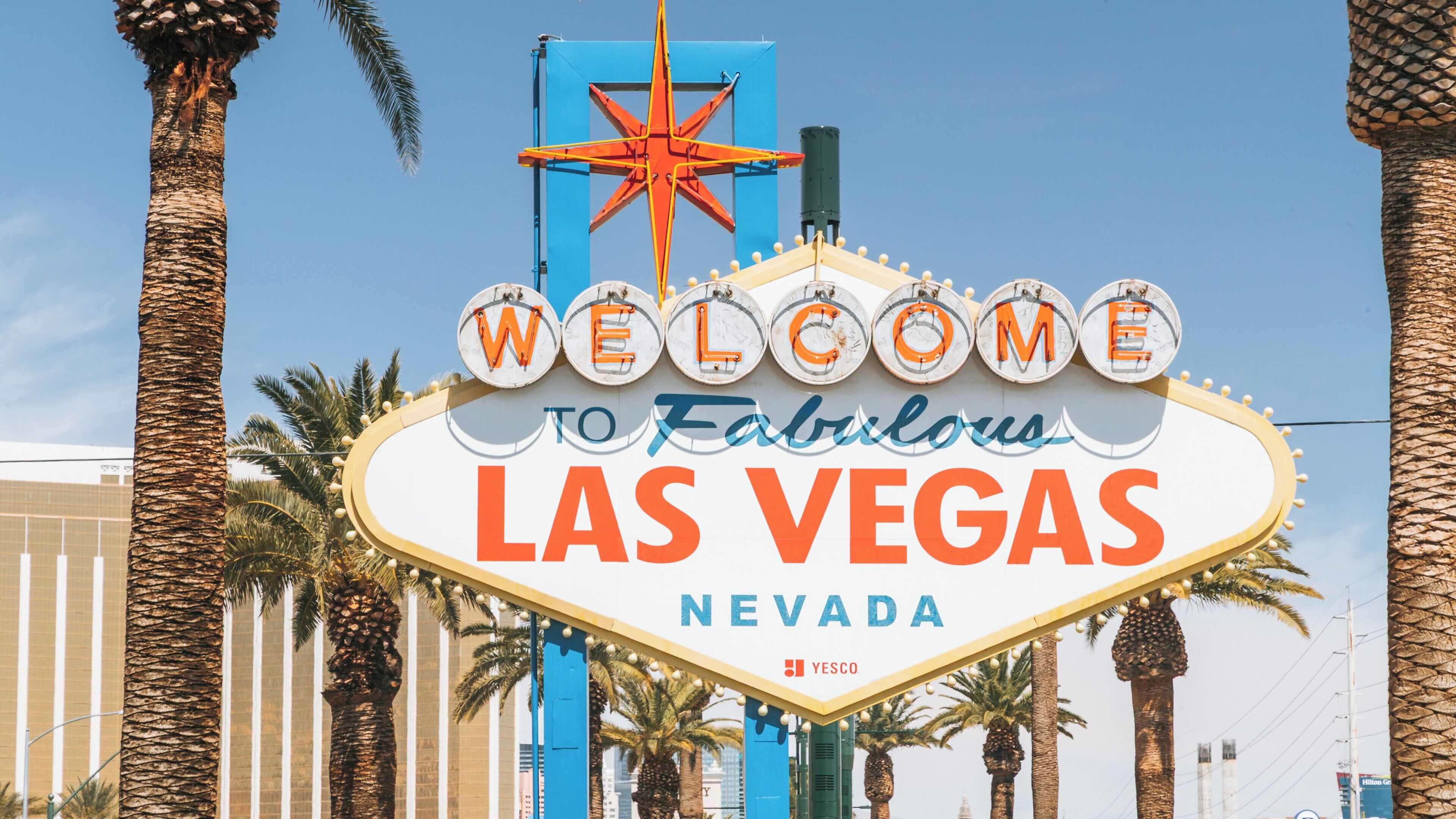 Iconic Welcome to Fabulous Las Vegas Sign stands tall on the Las Vegas Strip showcasing the vibrant spirit of this entertainment capital