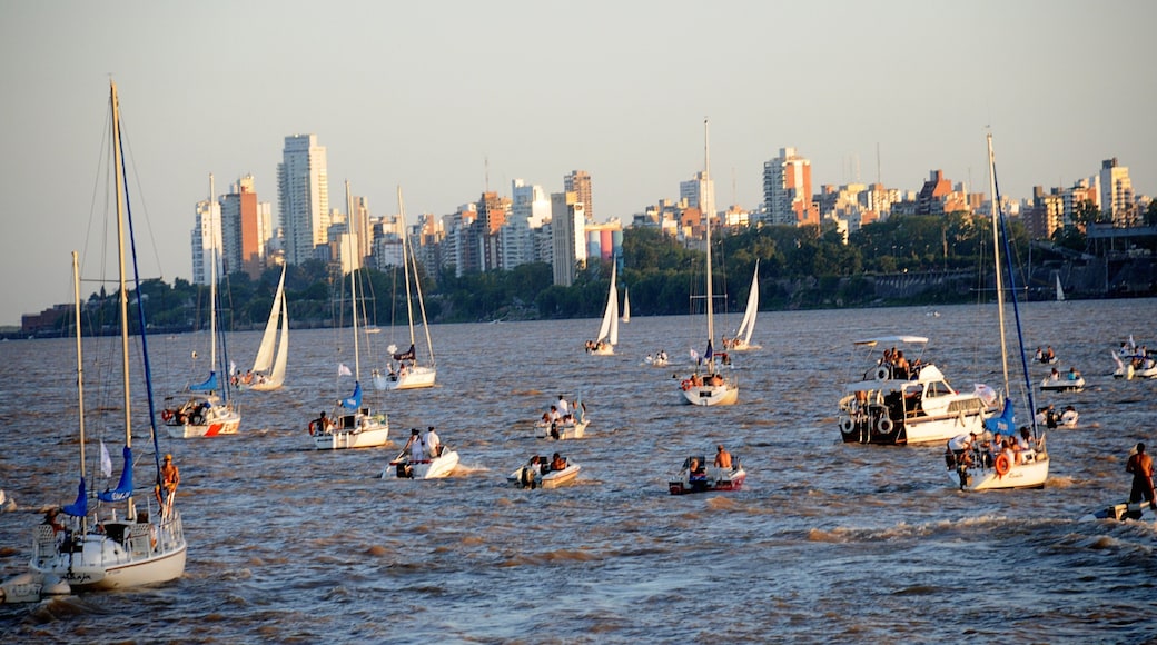 Santa Fe mostrando fiume o ruscello, giro in barca e barca a vela