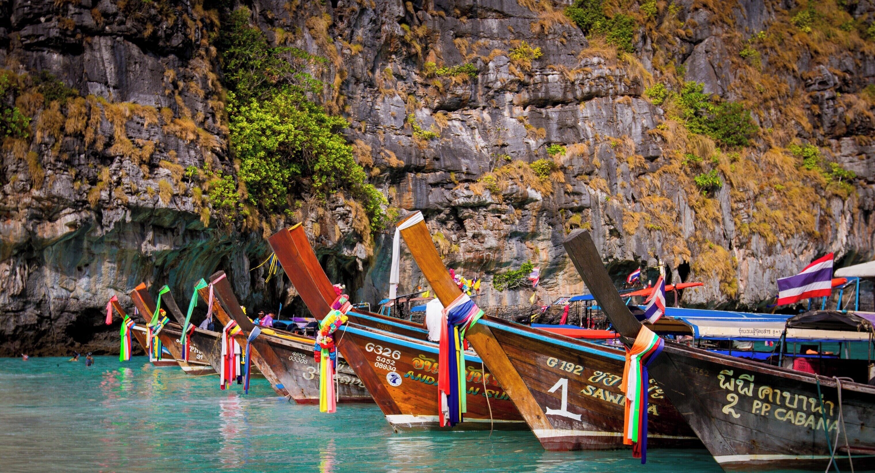 Take a long tail to Maya Bay and arrive before before 8am to beat the crowds. Such a beautiful place #LifeAtExpedia #beaches