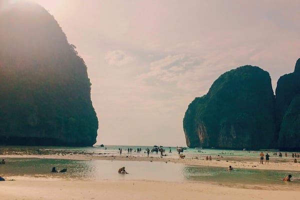 You will be familiar with this view if you watched the movie The Beach. This is Maya Bay late in the afternoon. Low tides.
#lifeatexpedia