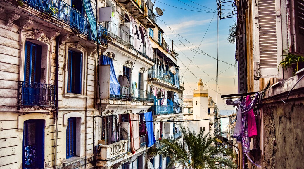 View of Traditional Neighborhood in Algiers, Algeria
