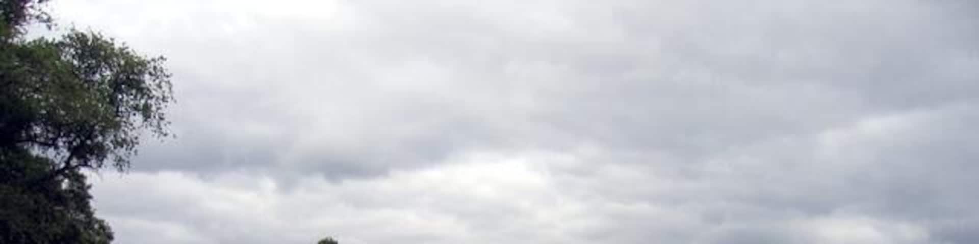 Harvesting in progress. In the field beside the lane to Whitehouse Farm.