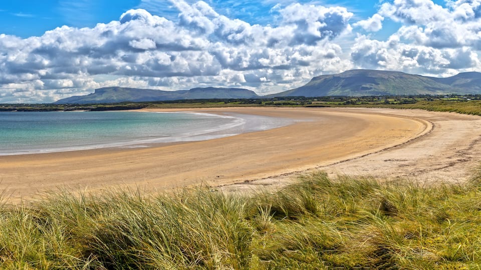 Lonely Mullaghmore Beach in County Sligo, Ireland