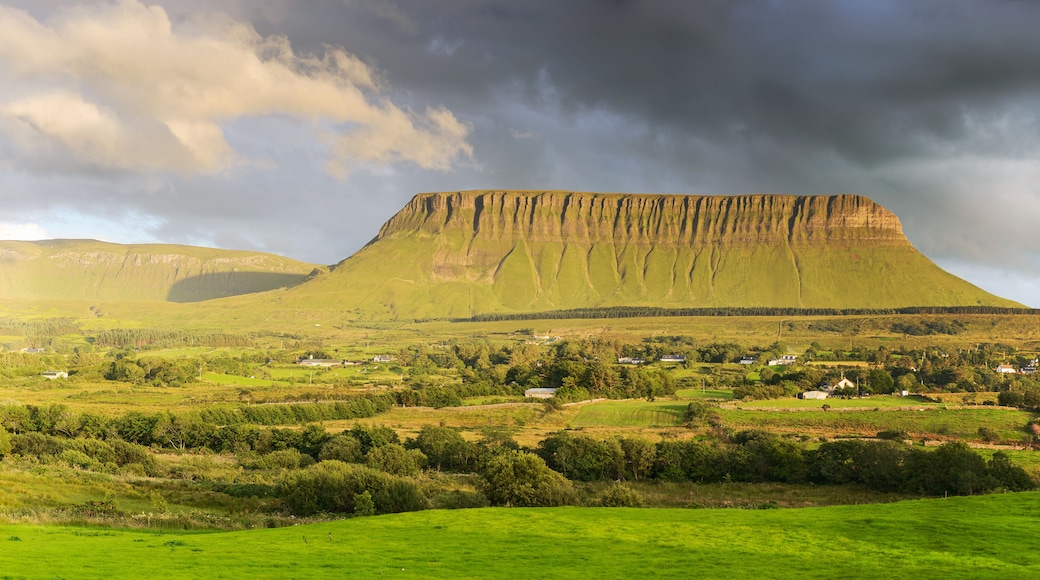 Panorama Mountain benbulben in Sligo, Ireland