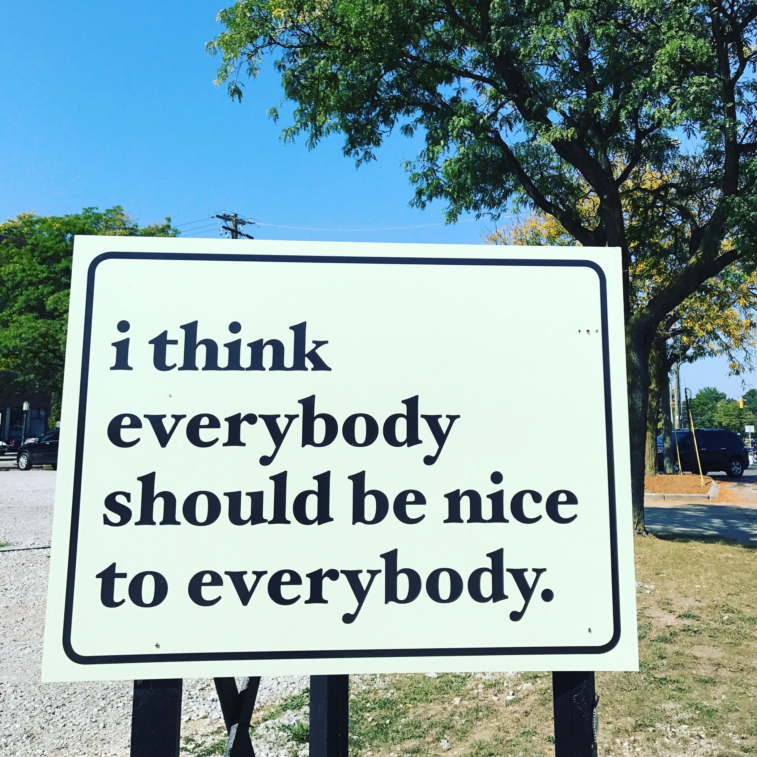 Stumbled across this neat sign walking around in Birmingham. Such a good message 