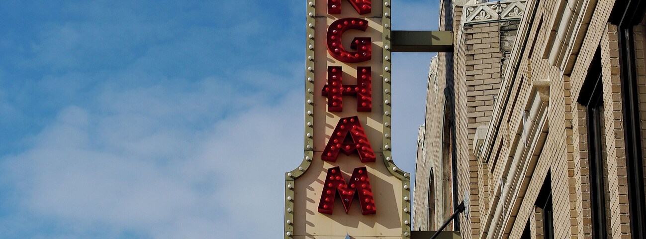 1920s era theatre updated in the 90 s to a multiplex. However the marquee is original.