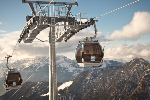 Ski Juwel Alpbachtal Wildschönau das einen Berge, Schnee und Gondel