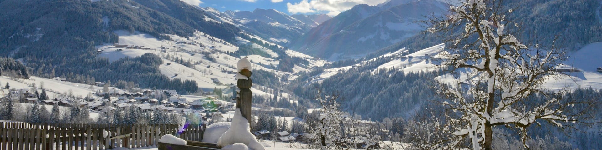Ski Jewel Alpbachtal - Wildschoenau which includes mountains, snow and a sunset