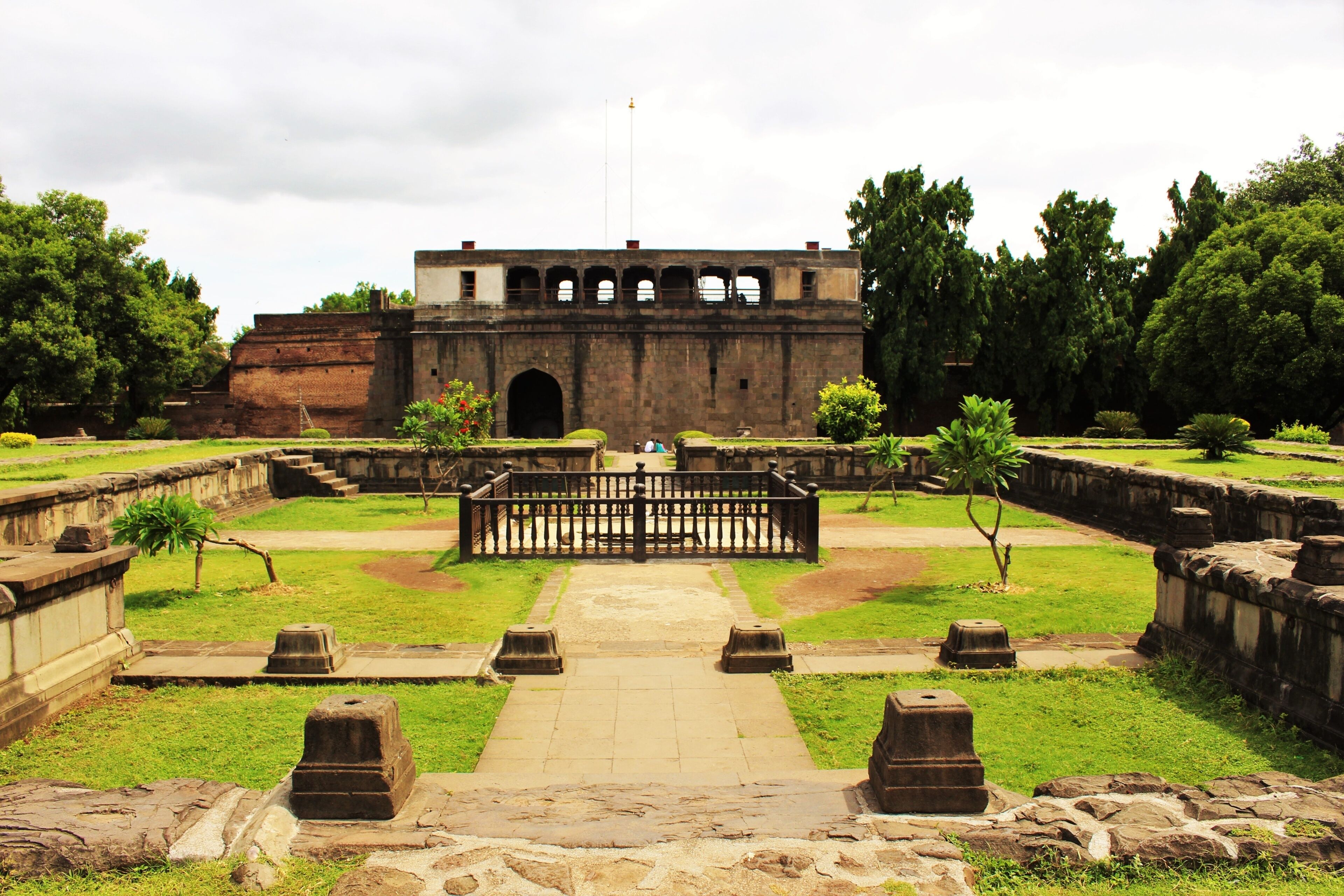 inside of Shaniwar wada fort, Pune.