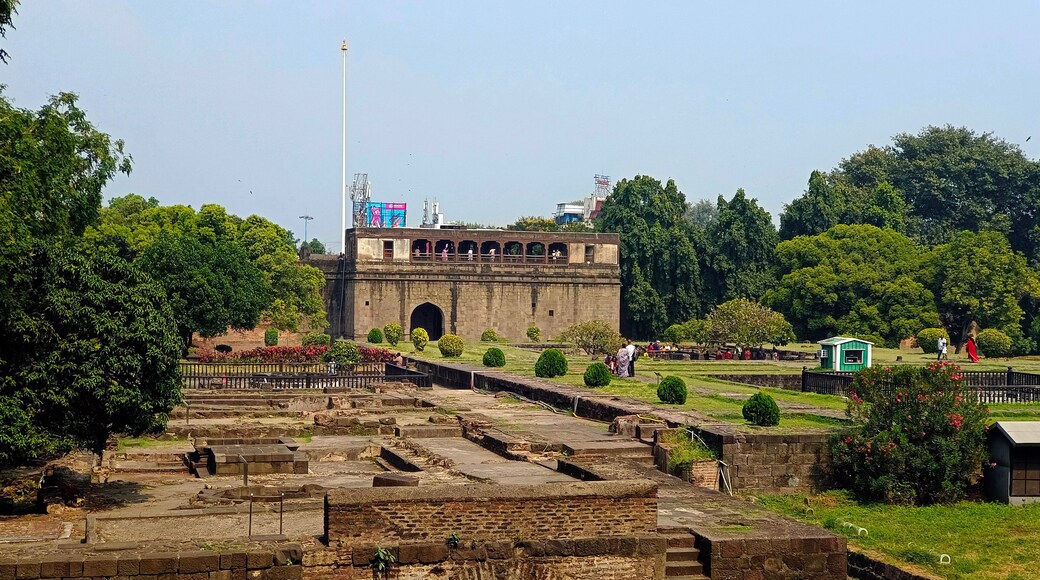 Pune, Maharashtra, India - 31 October 2024. Shaniwar Wada is a historical fortification in the city of Pune, India. Built in 1732, it was the great seat of the Peshwas of the Maratha Empire.