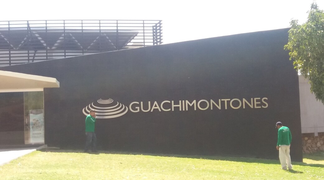 Visiting newly discovered pyramids.