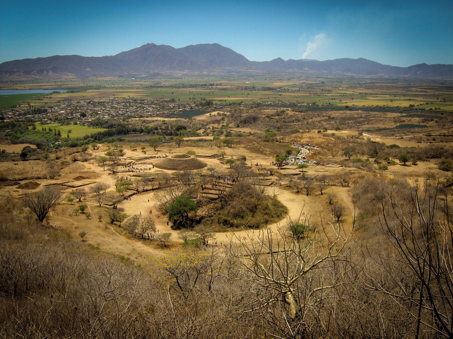 The ancient ruins of Guachimontones are among the most bizarre pyramids in the World. With round shapes and a build in a mountain anphitheater (from which the picture was taken), little is known about this civilization and its rounded structures #GreatOutdoors.