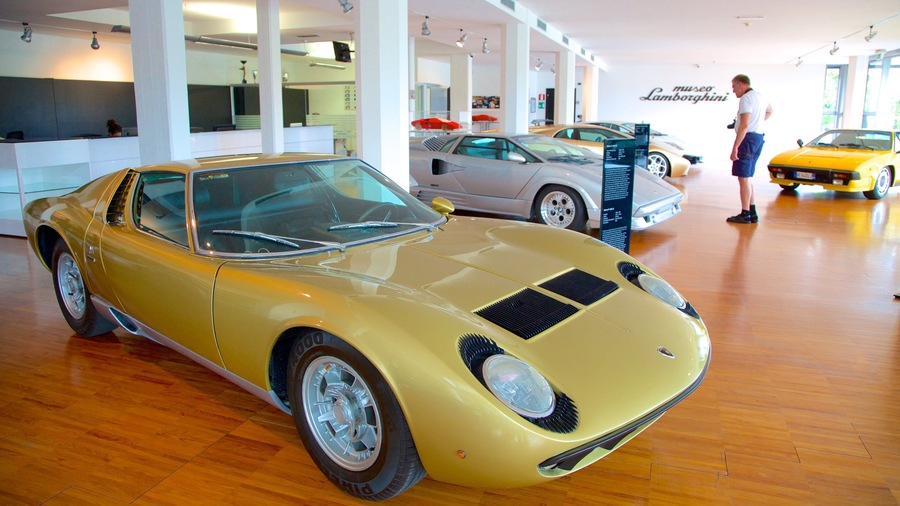 Lamborghini-Museum das einen Innenansichten
