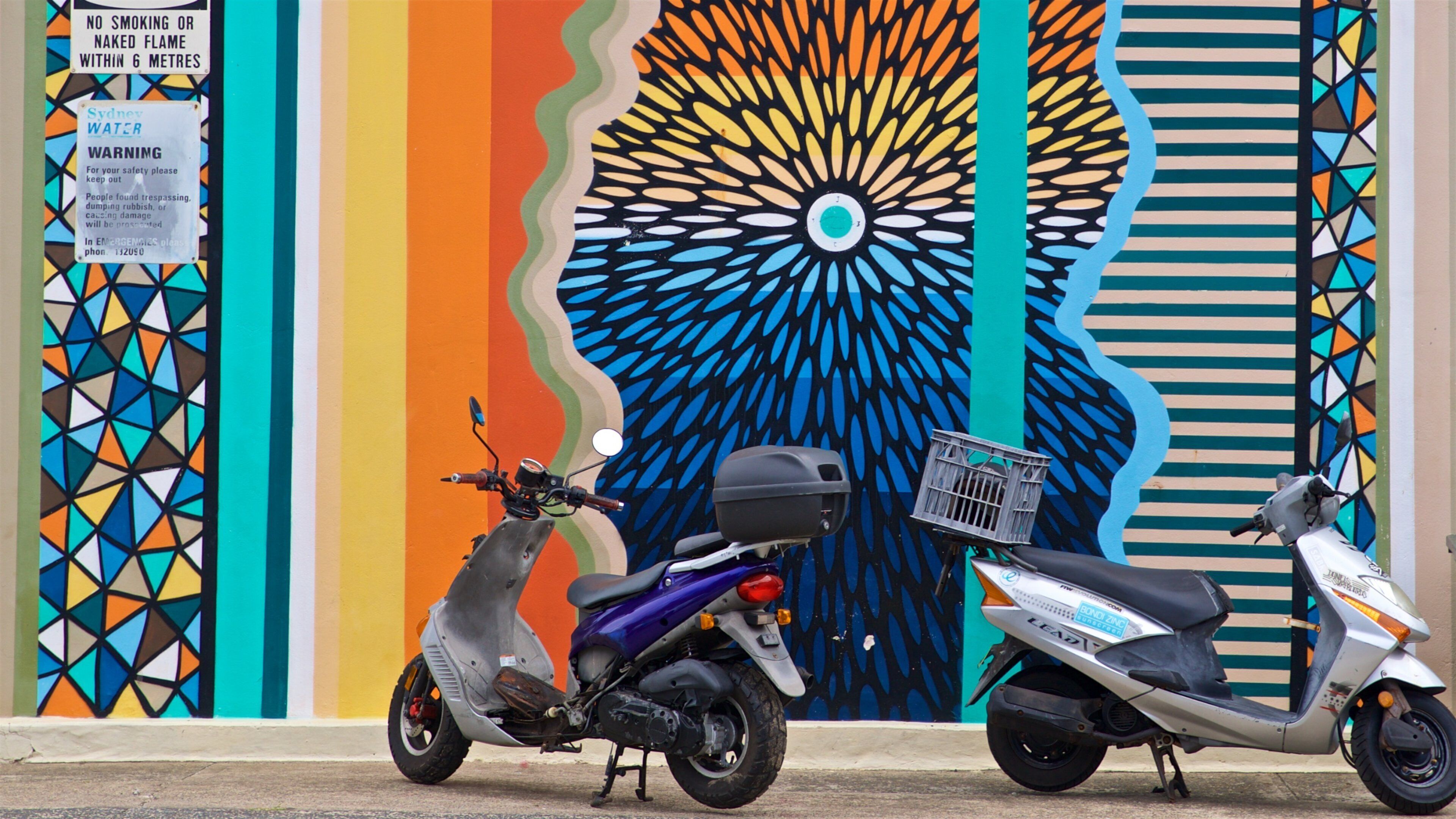 Bronte Beach showing outdoor art