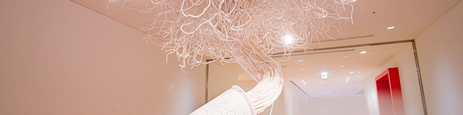 Cupnoodles Museum featuring interior views and art