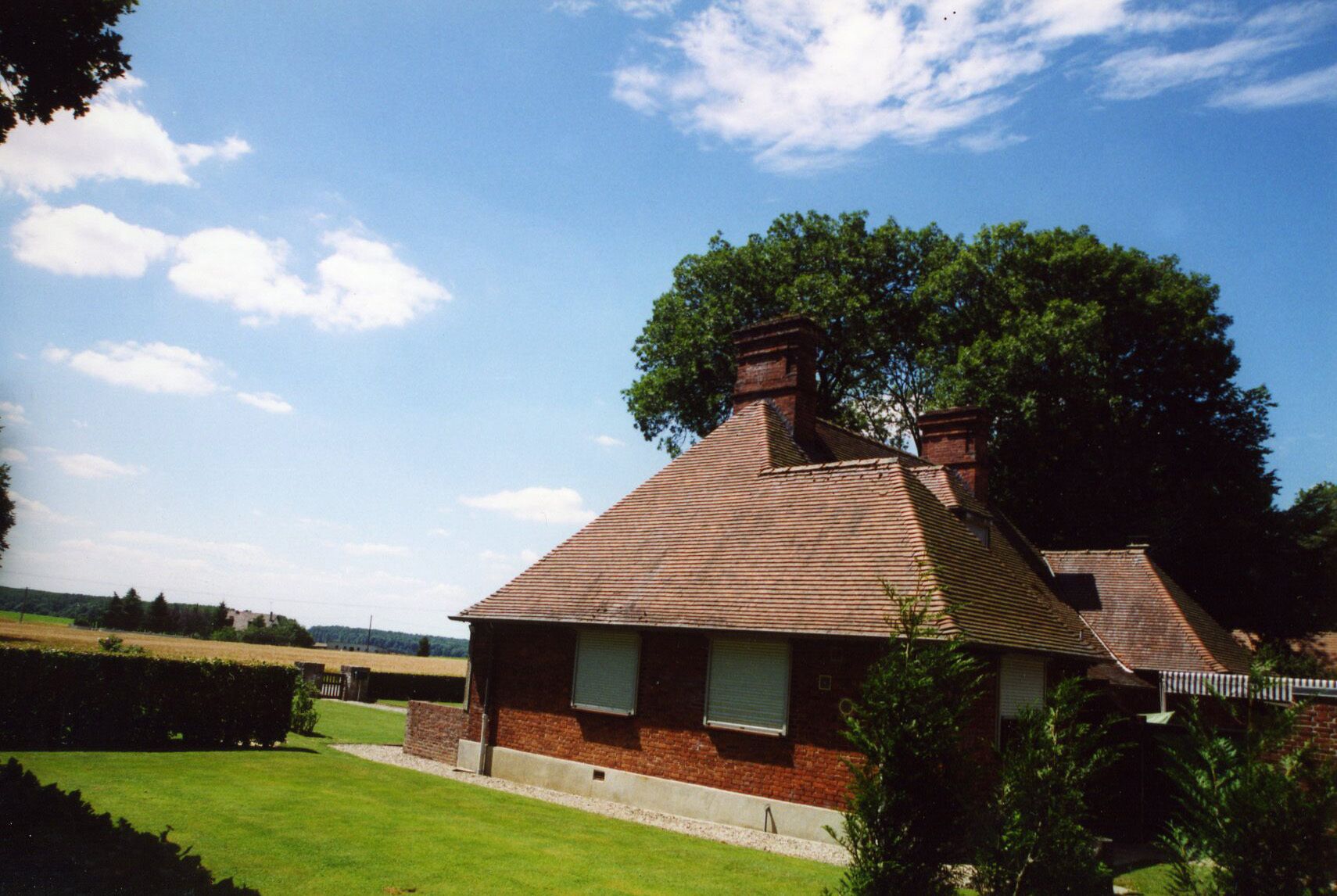 The lodge at Delville Wood South African Memorial battlefield