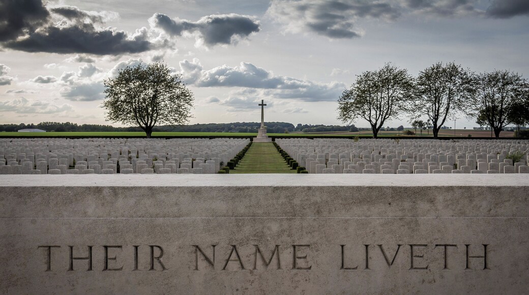 This is the New Zealand Memorial for the battle of the Somme in Longueval, France.