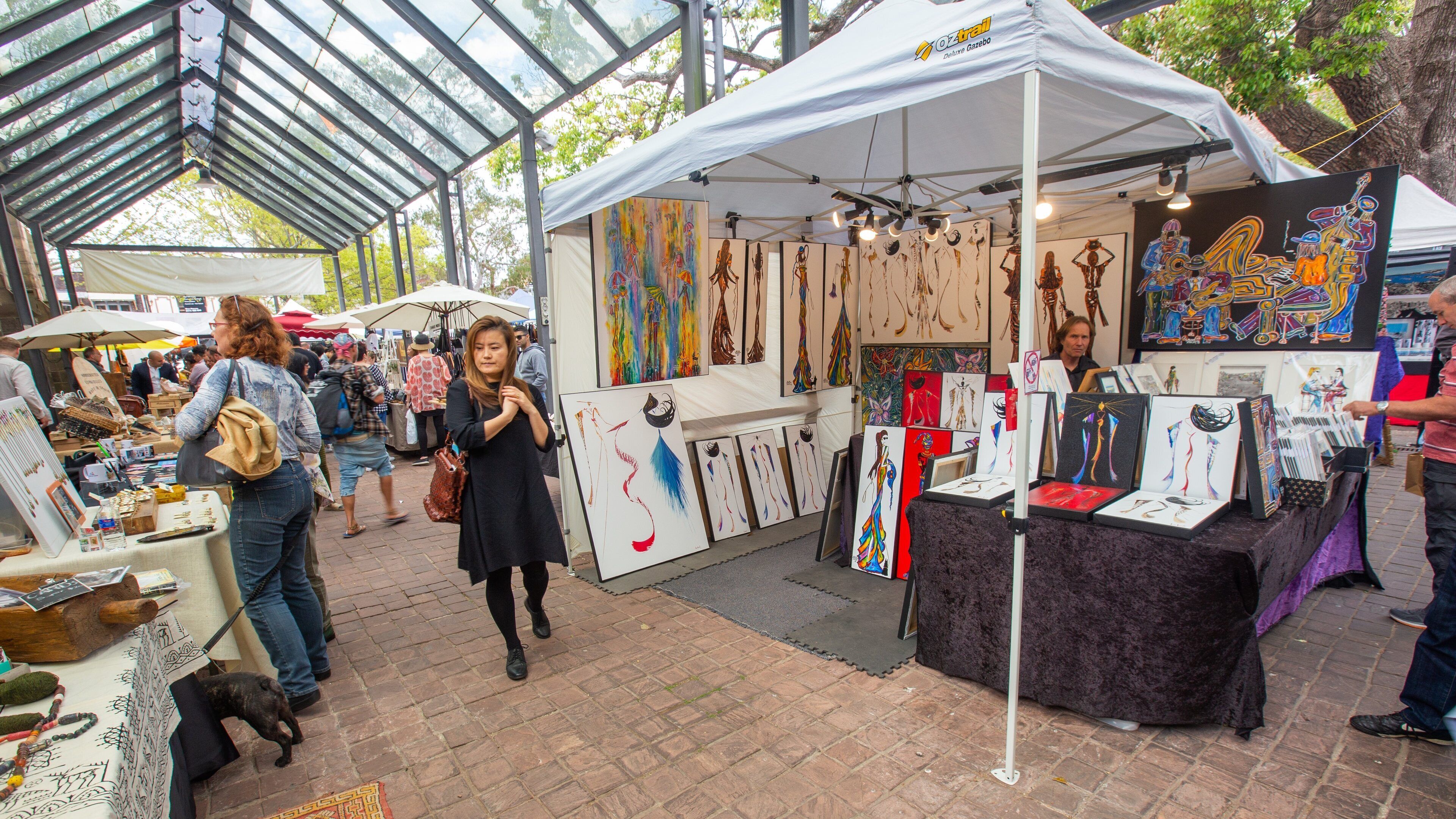 Paddington Markets featuring art, street scenes and markets