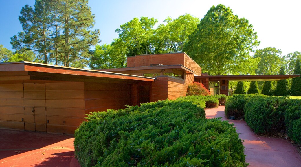 Frank Lloyd Wright Rosenbaum House montrant maison et architecture moderne