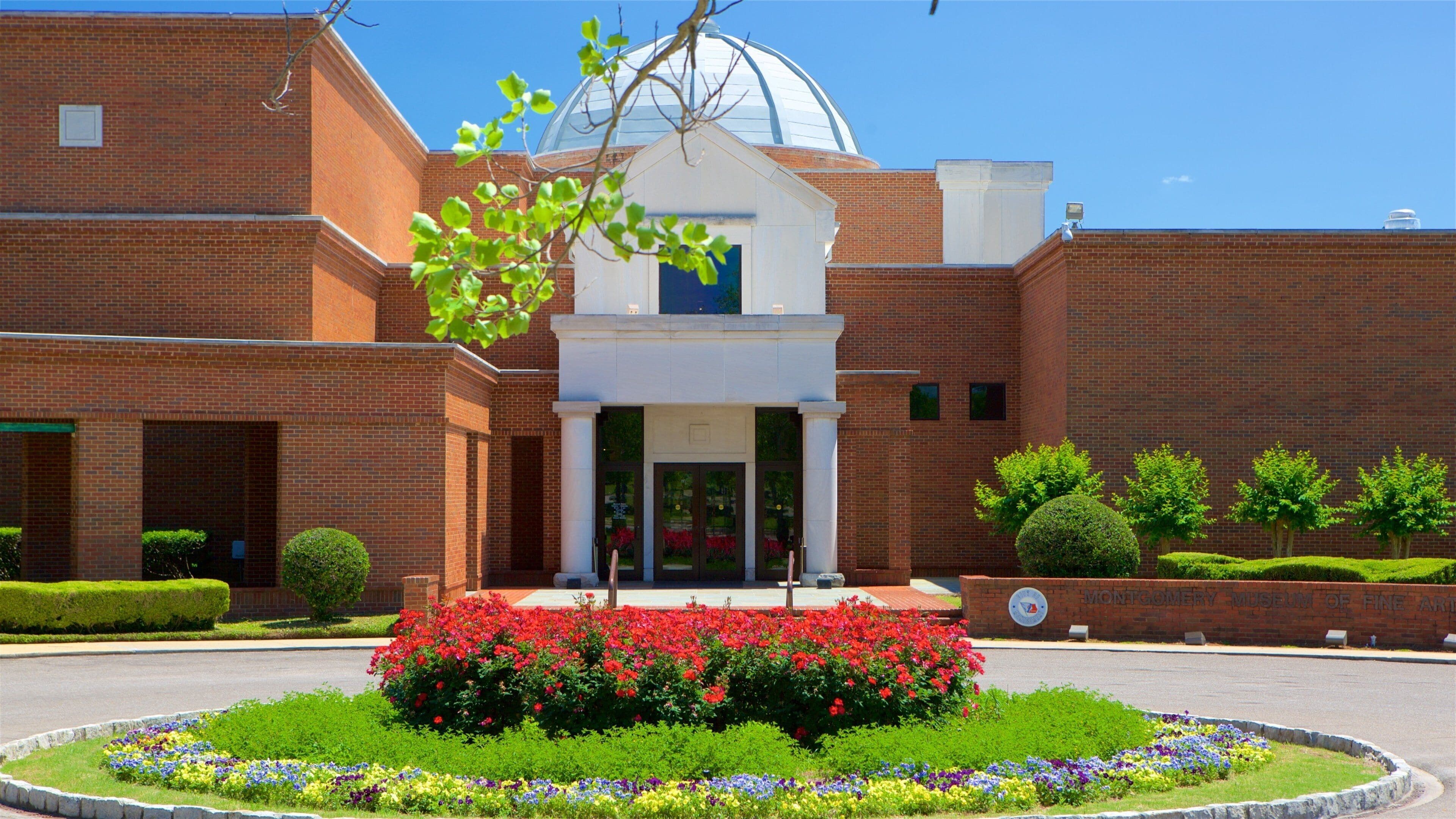 Basso Alabama che include fiori