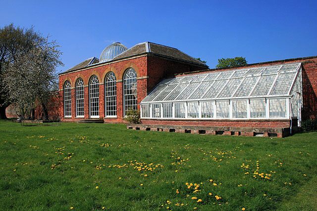 The Orangery, Calke Abbey Restored quite recently now that the Estate is in the hands of The National Trust.
