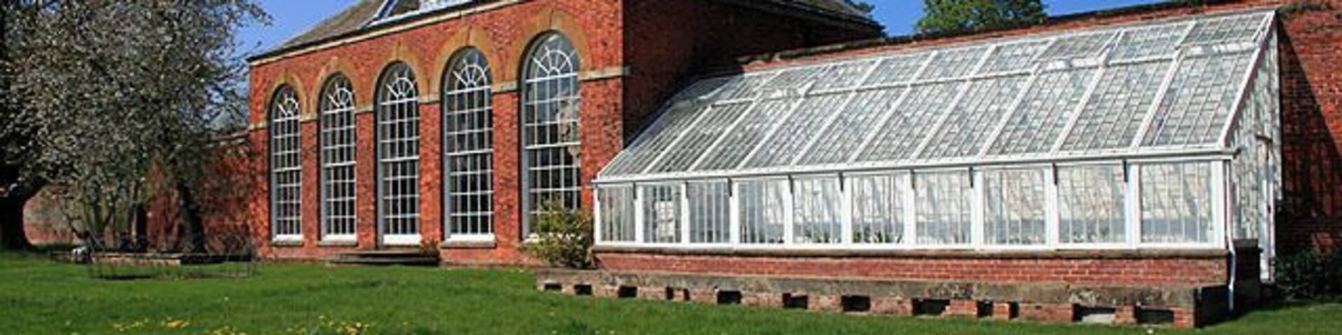The Orangery, Calke Abbey Restored quite recently now that the Estate is in the hands of The National Trust.