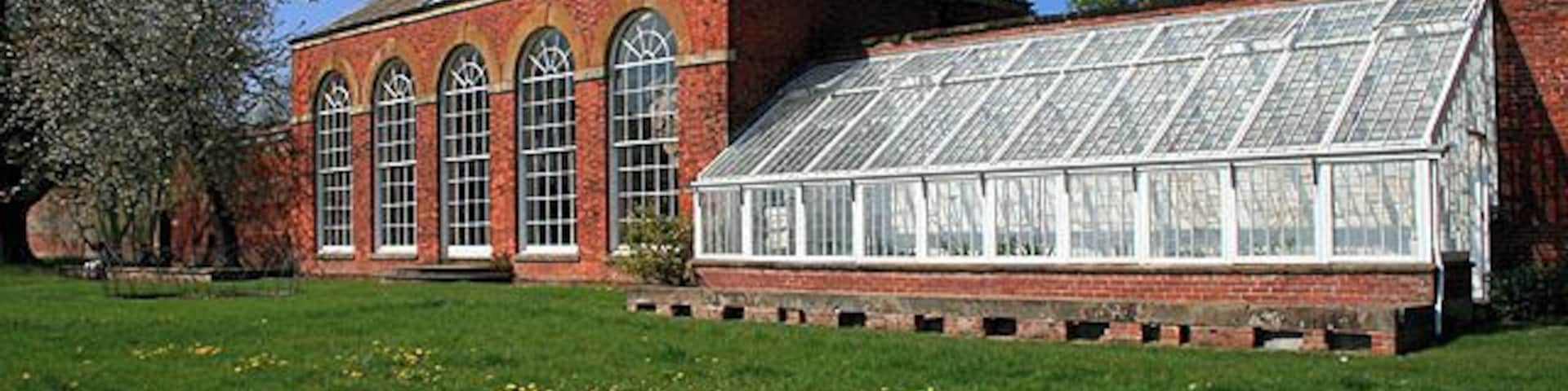 The Orangery, Calke Abbey Restored quite recently now that the Estate is in the hands of The National Trust.
