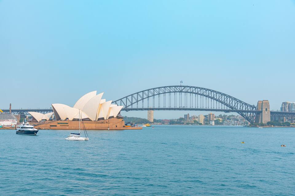 L'Opera de Sydney i el Pont del Port de Sydney.
