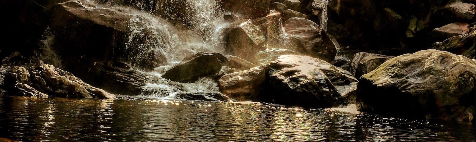 #Waterfall #Sun