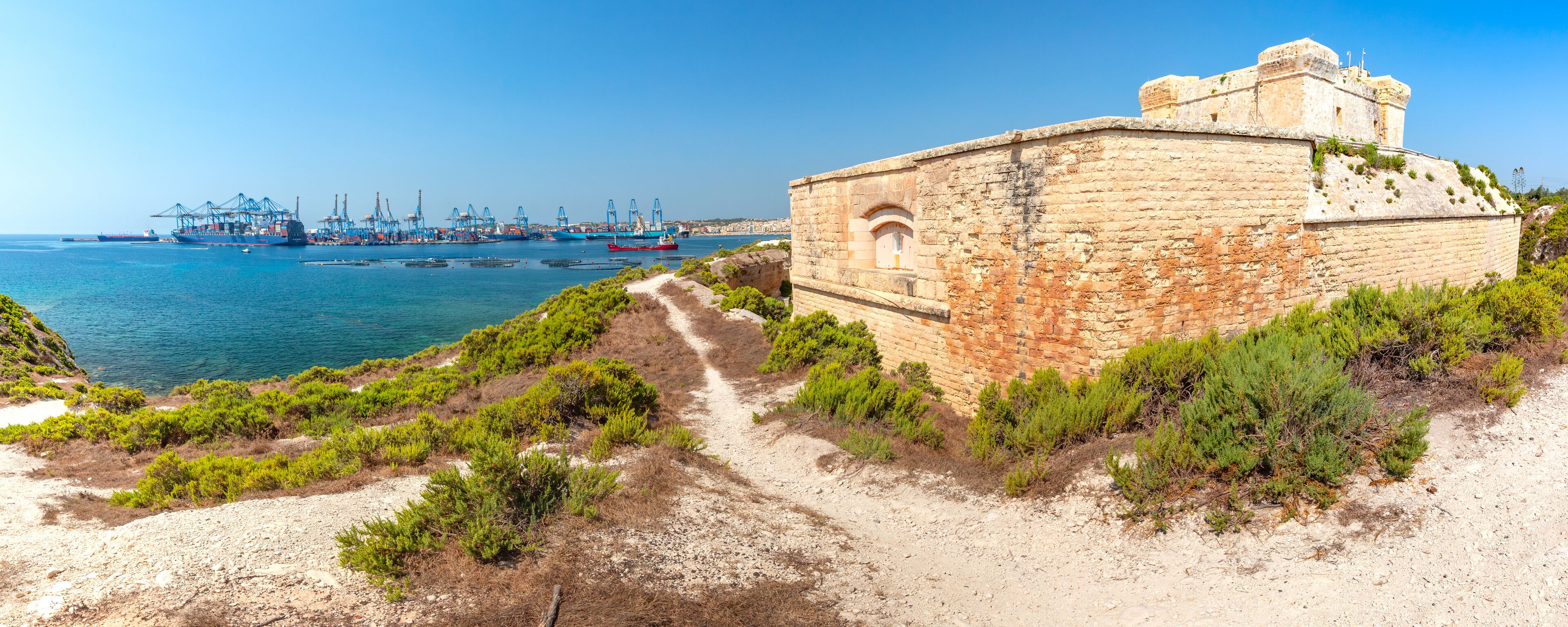 Fort San Lucian in Marsaxlokk, Malta