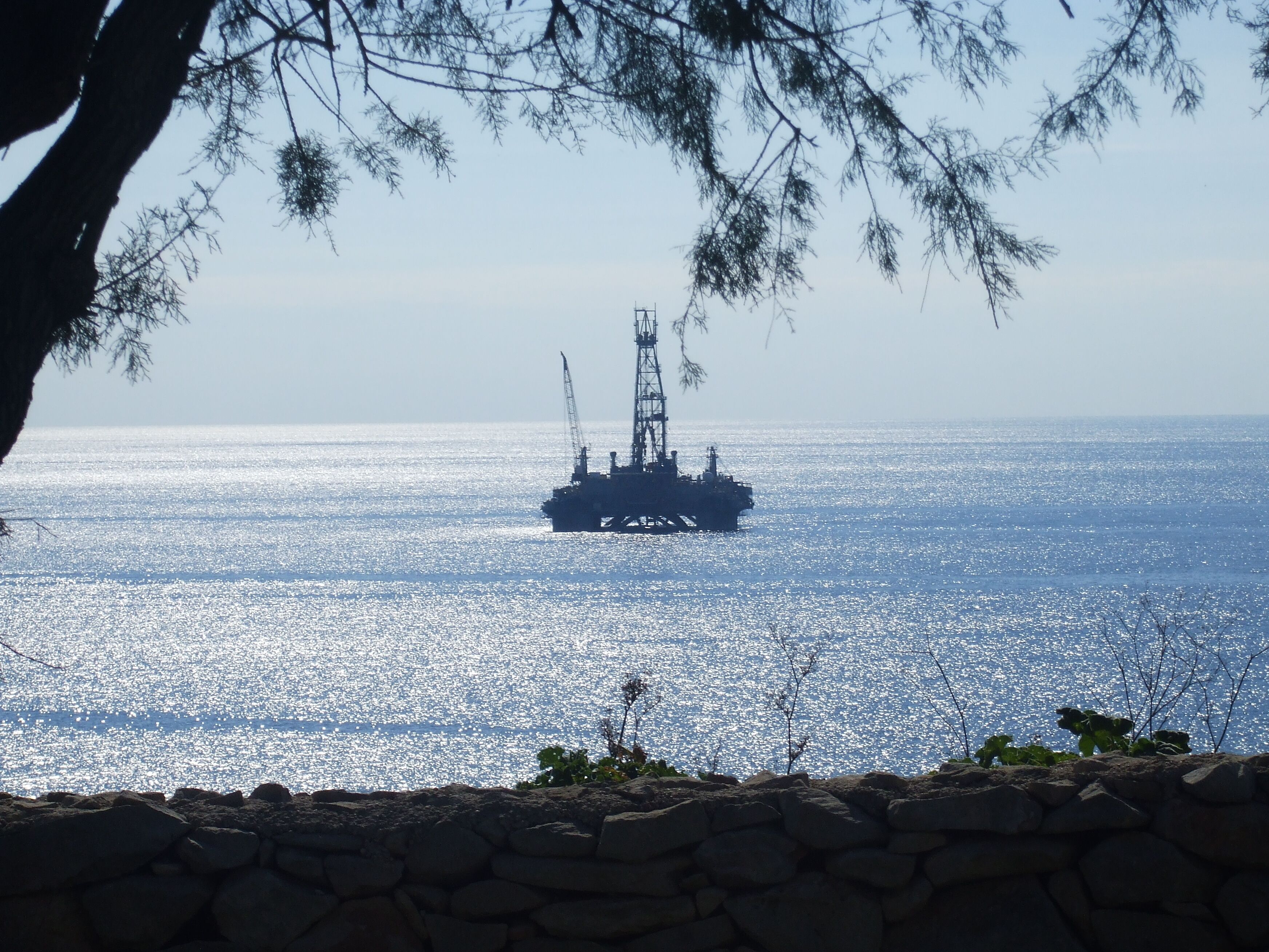 Oil Rig near Ghar Hasan