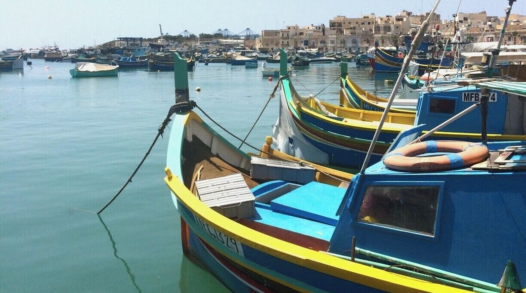 Marsaxlokk is the main fishing harbour in Malta and it’s base for 70% of the island’s fishing fleet. It is the best place to see the Luzzus, the traditional Maltese fishing boats which all have the mythical eye of Osiris painted on their prows. It is quite a scenery to see such a colorful bay; however, the smell of fish can be quite intense sometimes.
http://www.geekyexplorer.com/malta-the-underrated-island-bliss/