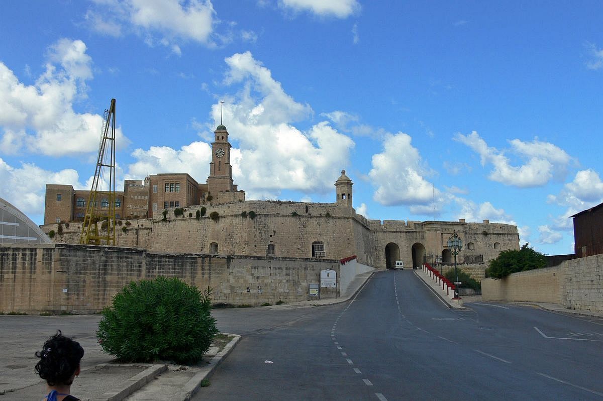 The massive gates of Isla (Senglea), Malta
