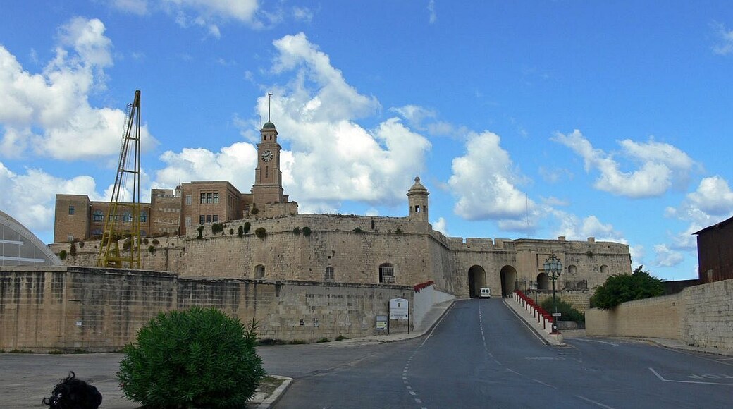 The massive gates of Isla (Senglea), Malta
