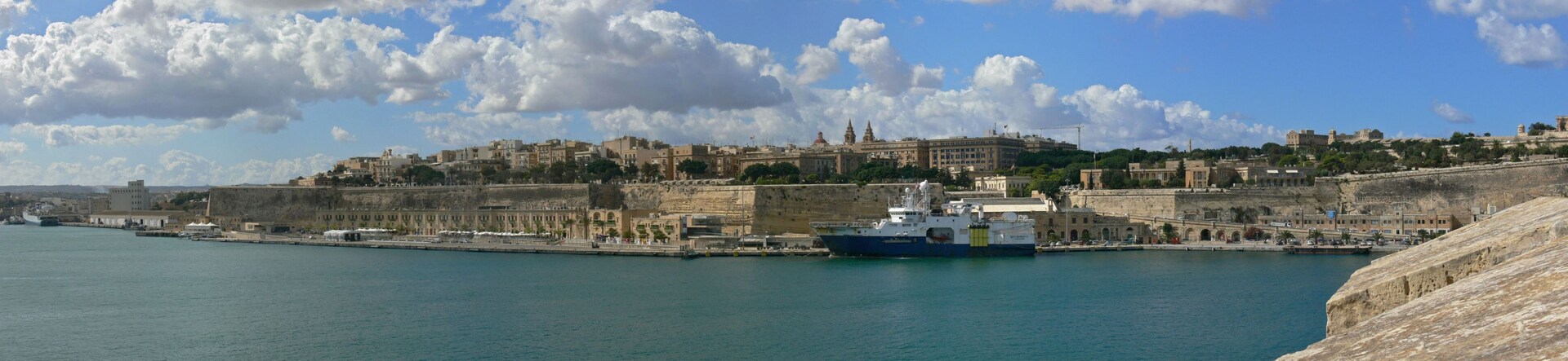 Panoramic view of Il-Furjana (Floriana), Malta