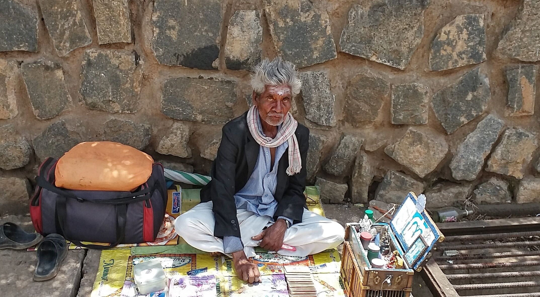 ...fortune teller from Ooty /Tamil Nadu 

Of course everything will be alright :)))