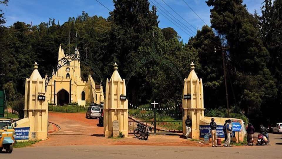 St.Stephen's Church, Ooty - A beautiful church in the heart of Ooty in the Nilgiri Hills in Tamilnadu.
