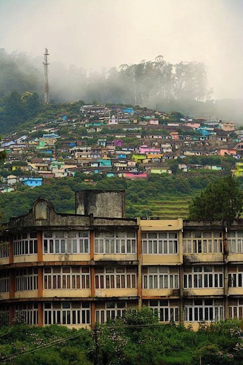 A view of Ooty from near the Ooty Bus Stand