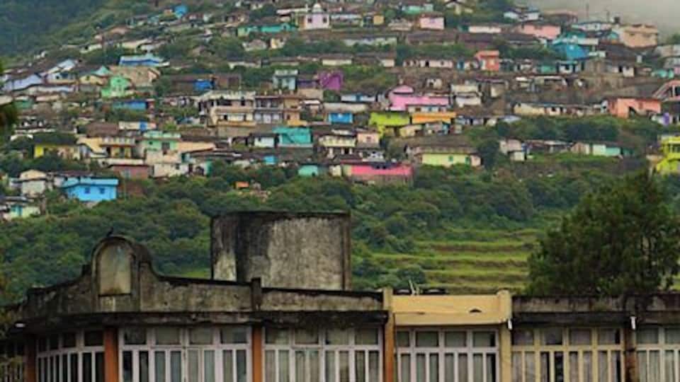 A view of Ooty from near the Ooty Bus Stand