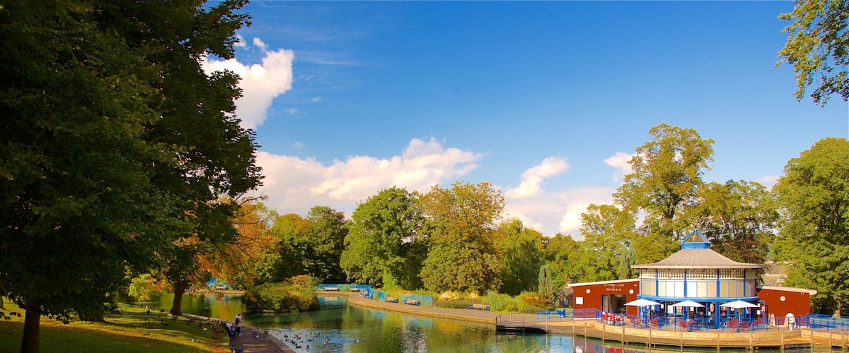 Lister Park inclusief een park en een vijver