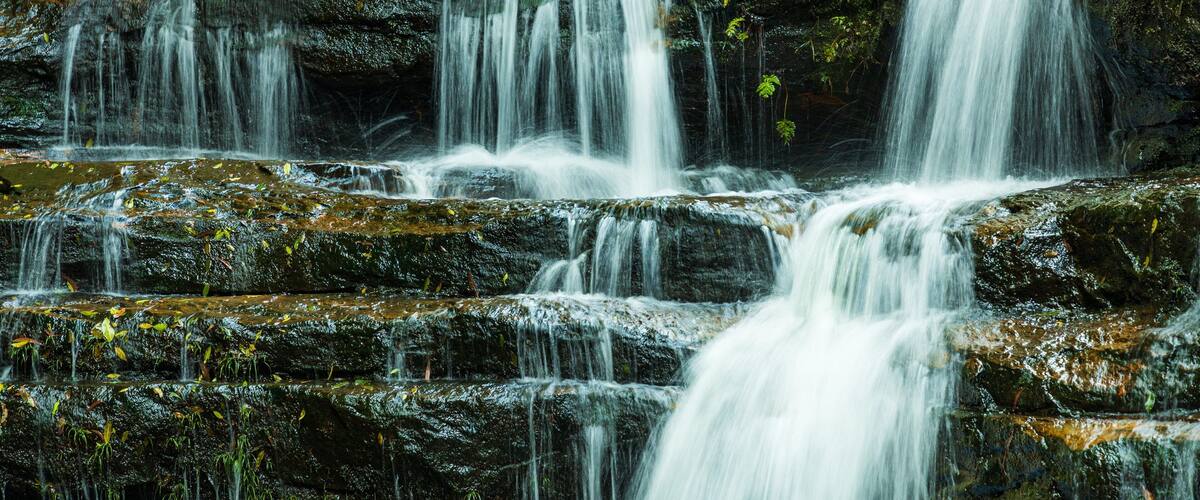 Terrace Falls Reserve featuring a river or creek