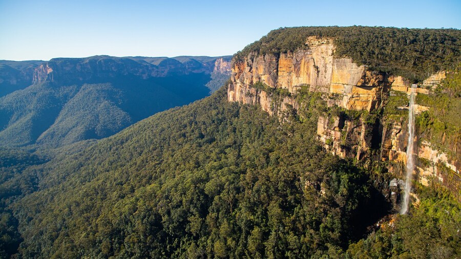 Bridal Veil Falls Nature Reserve featuring landscape views and a gorge or canyon