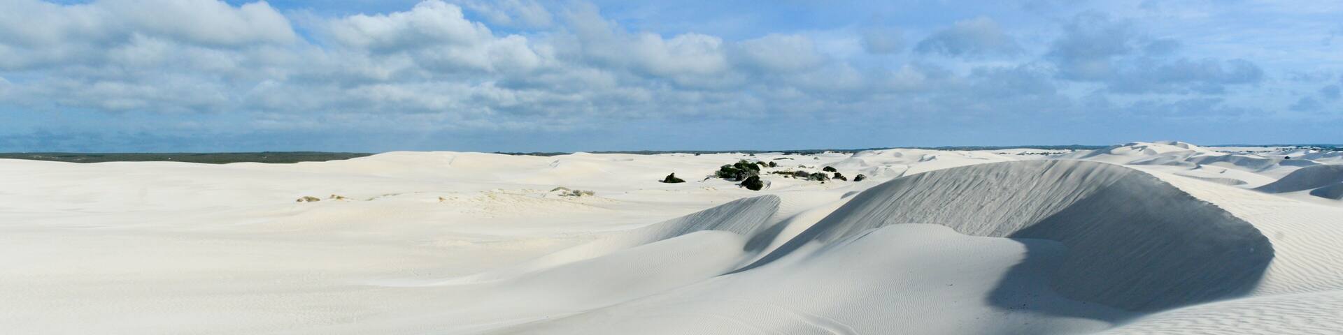White sand dunes of Nilgen Nature Reserve