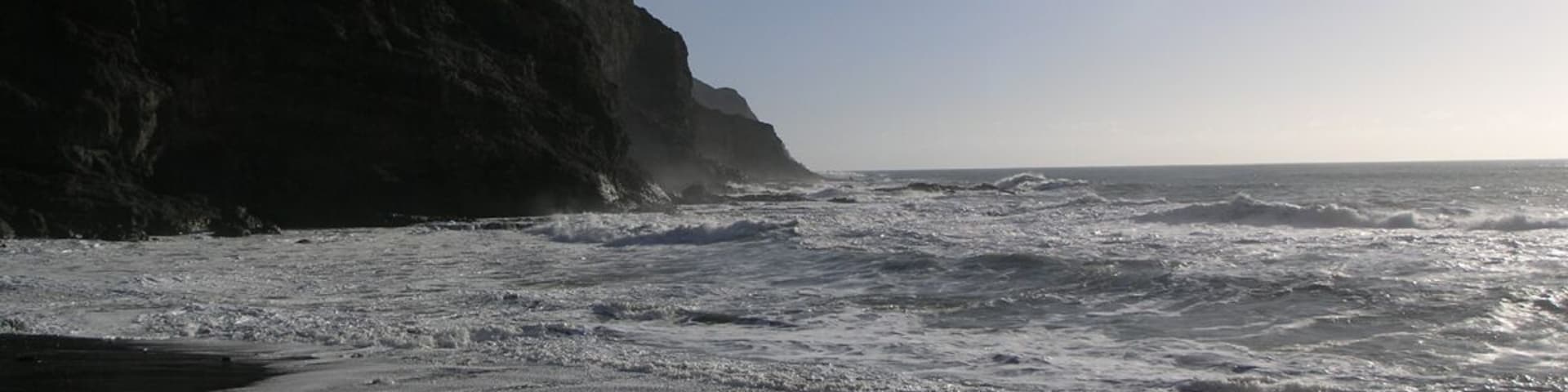 Vera y Vincent en la Playa de Alojera