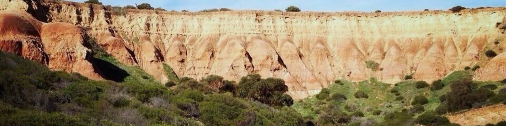 'The Amphitheatre' in Hallett Cove was formed 2 million years ago