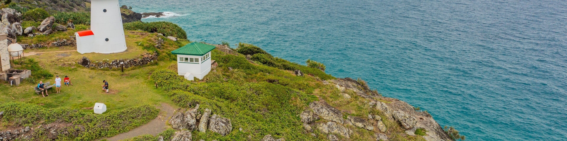 Double Island Point Conservation Park featuring landscape views and general coastal views