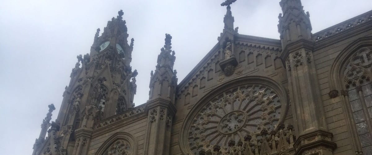 The Church of San Juan Bautista, Gran Canaria. 
The construction started on 19 March 1909, and took over 68 years to be built. The Church was opened for the public in 1917, but the construction continued until 1977, when the church was completed.