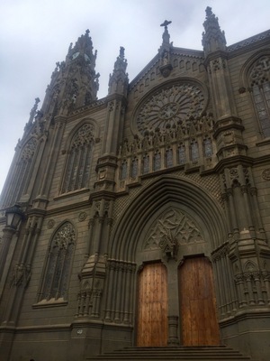 The Church of San Juan Bautista, Gran Canaria.
The construction started on 19 March 1909, and took over 68 years to be built. The Church was opened for the public in 1917, but the construction continued until 1977, when the church was completed.