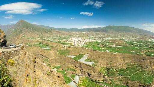 Panorama view from "Mirador El Time" at La Palma, Canary Islands