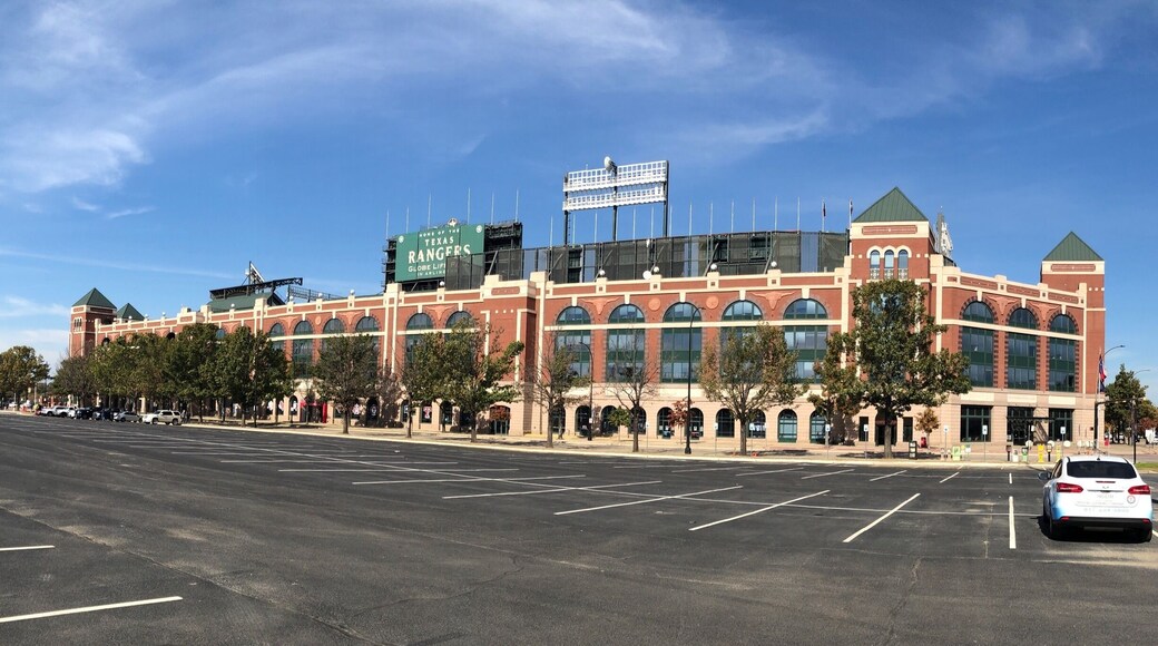 This is the current home of the Texas Rangers professional baseball team. They are currently building a new ballpark across the street due to open in 2020. (11/2018)